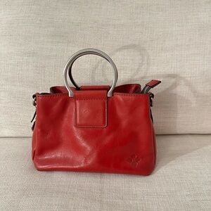 Patricia Nash Empoli leather satchel (scarlet)